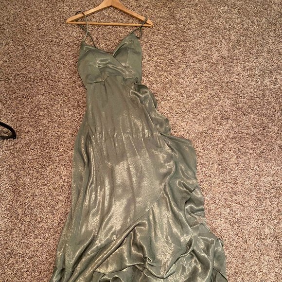 Lulus Dresses Lulus Satin Prom Dress Poshmark